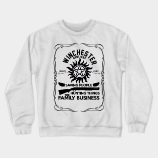 Supernatural Winchester Family Business Crewneck Sweatshirt